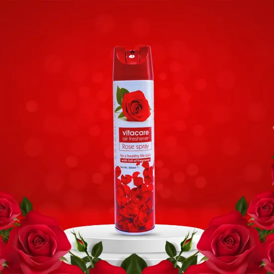 Picture of Vitacare Air Freshener Rose Spray 300 ml FREE with Vitacare Aerosol Mosquito Killer 300 ml