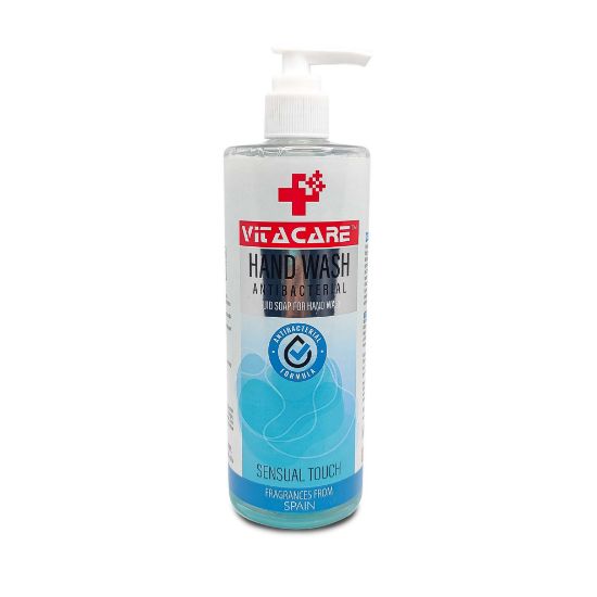 Picture of VITACARE LIQUID HAND WASH PREMIUM GRADE LIQUID SOAP SENSUAL TOUCH 400 ML PET BOTTLE